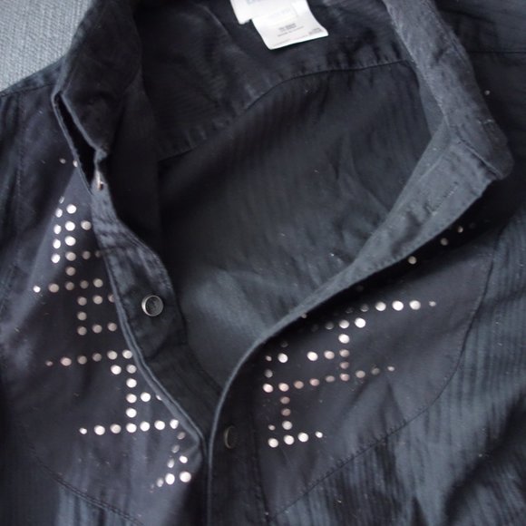 Diesel Black Button Down Long Sleeve 00JCET_KYAAG 100% Cotton Shirt Size XXL - Picture 12 of 12